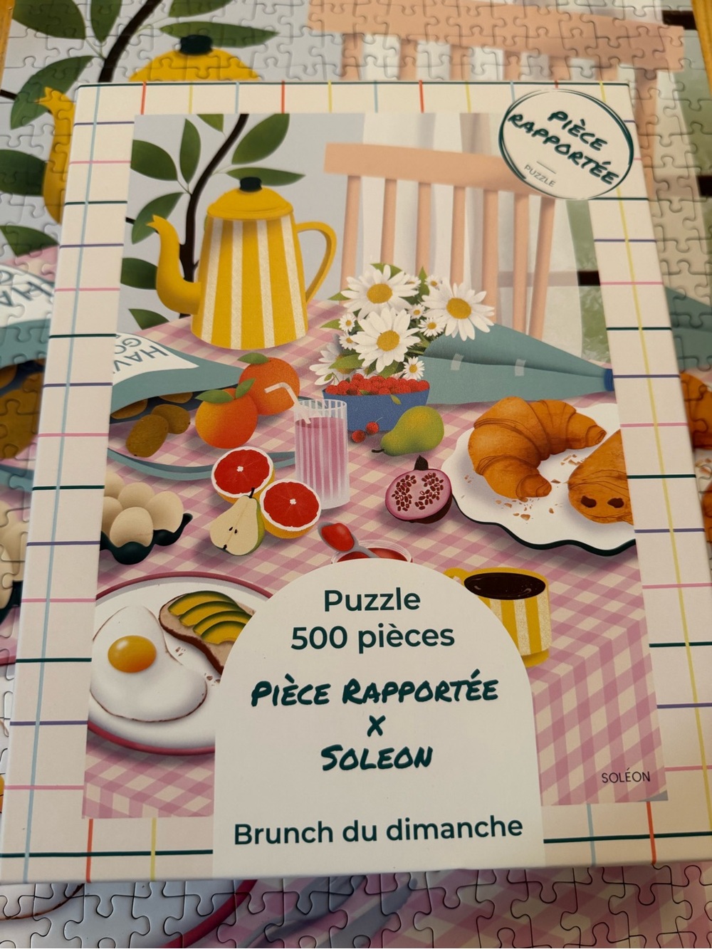 Puzzle by Piece Rapporter. 500ct. Brunch du dimanche
